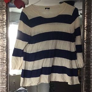 Silk and linen loose fitting light sweater